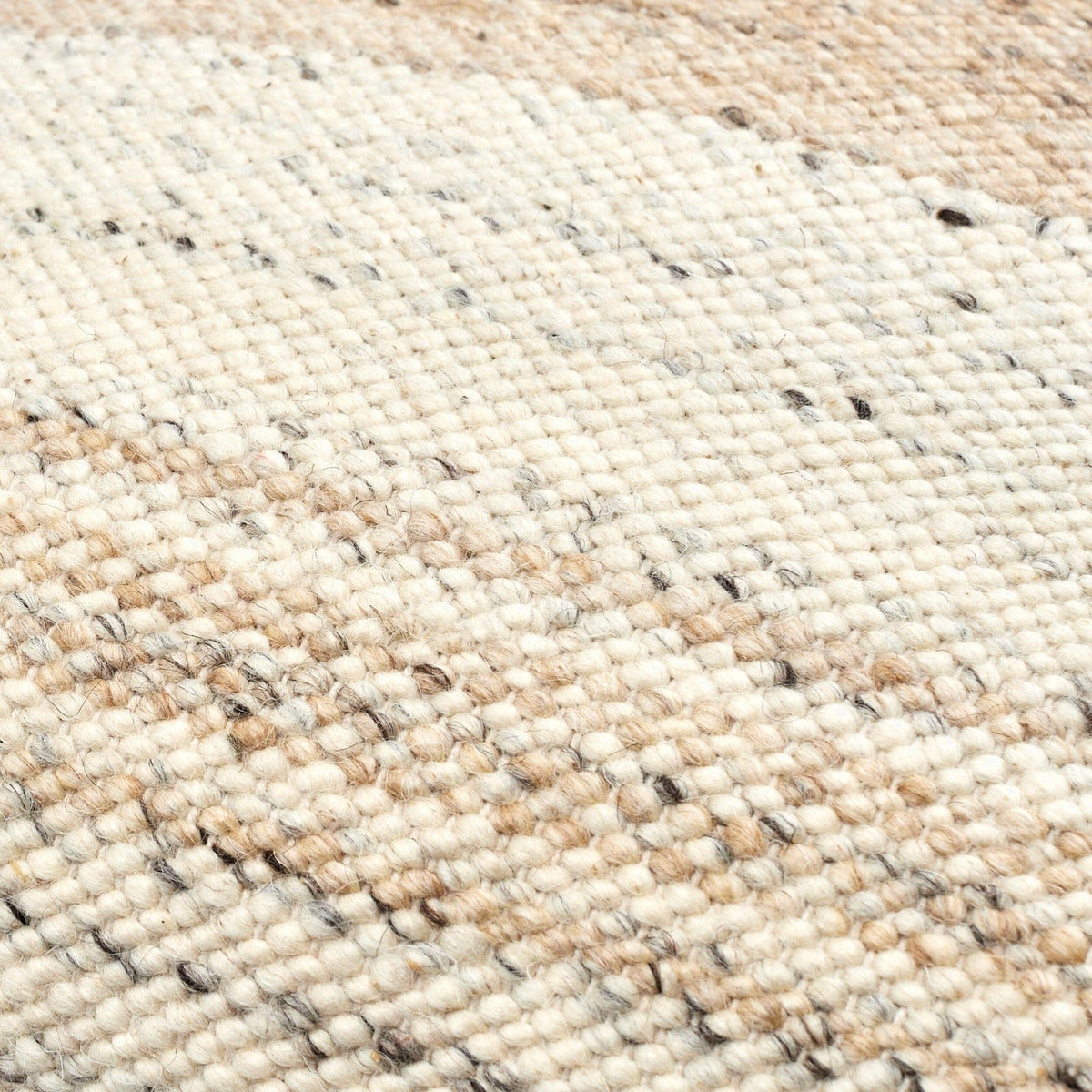 Keiichi Living Deccan Traps Woven Cushion in Light Beige - 51 x 51 cm House of Isabella UK