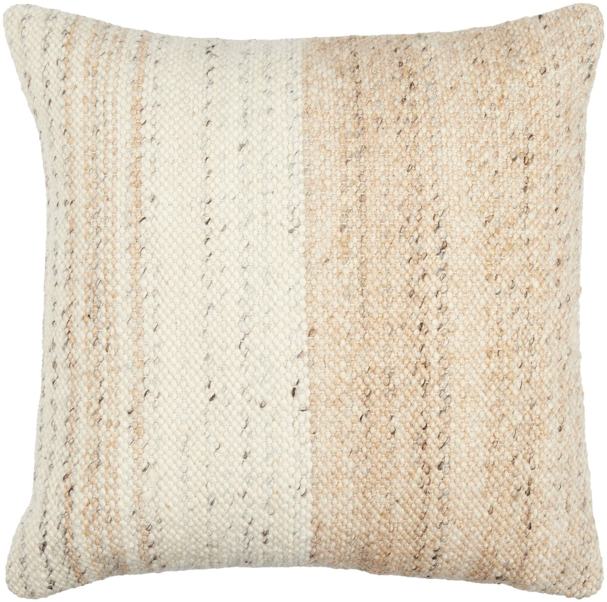 Keiichi Living Deccan Traps Woven Cushion in Light Beige - 51 x 51 cm House of Isabella UK