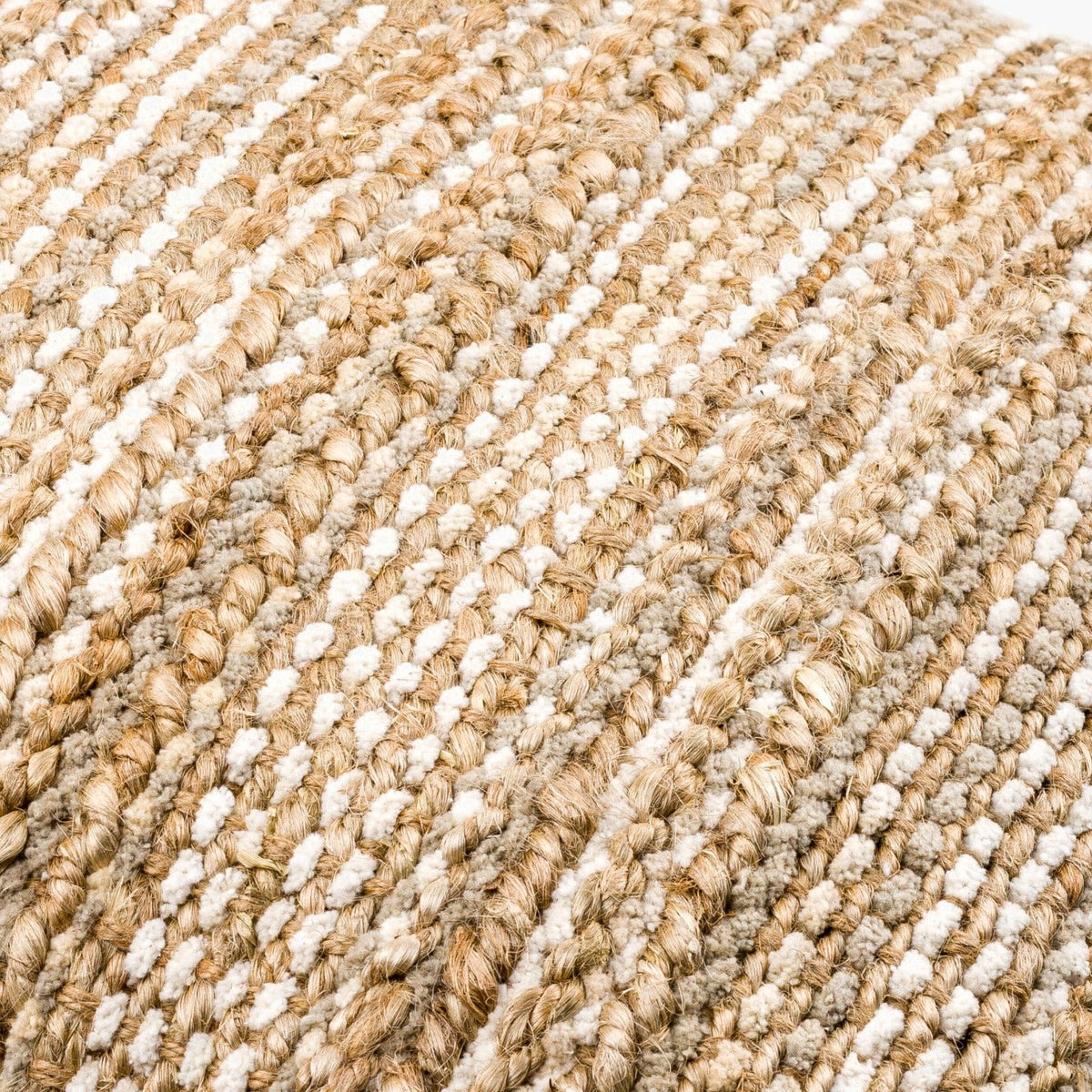 Keiichi Living Denpasar Hand Woven Cushion in Beige - 51 x 51 cm House of Isabella UK