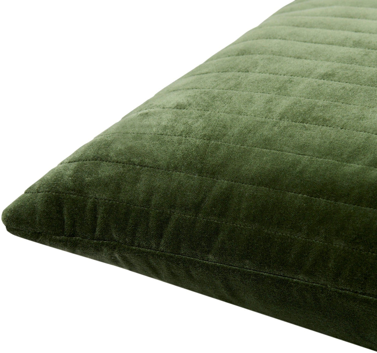 Keiichi Living Digby Velvet Cushion in Forest Green - 51 x 51 cm House of Isabella UK