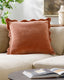 Keiichi Living Effervescent Woven Cushion in Dusky Coral - 51 x 51 cm House of Isabella UK