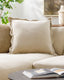 Keiichi Living Effervescent Woven Cushion in Oatmeal - 51 x 51 cm House of Isabella UK
