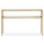 Keiichi Living Eleanor Two Tier Gold Console Table House of Isabella UK