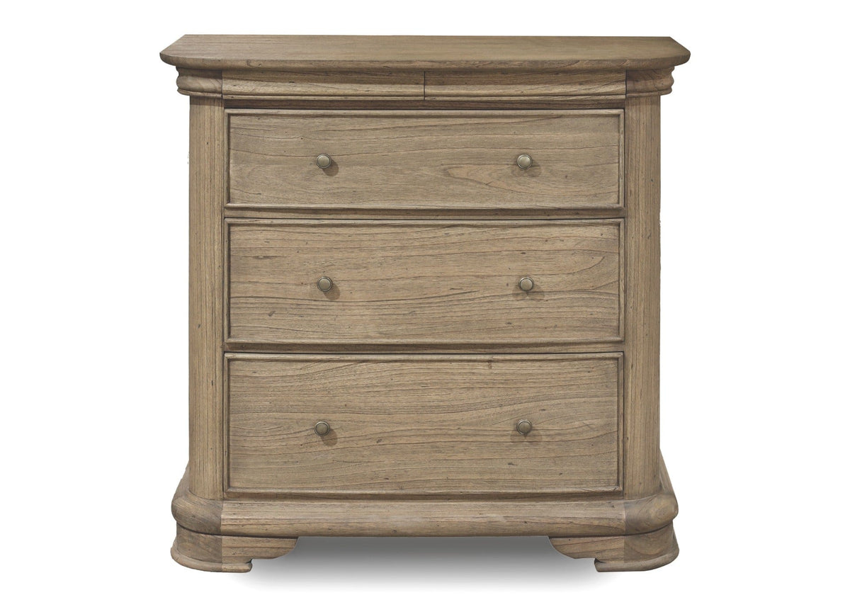 Keiichi Living Fulbrook Oak 5 Drawer Bedside Table House of Isabella UK