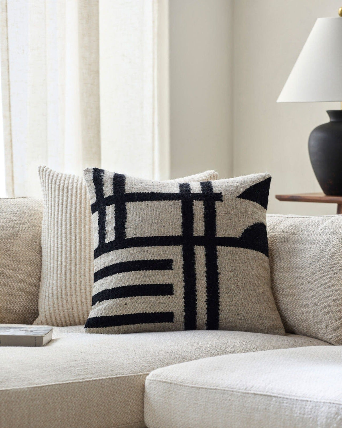 Keiichi Living Garold Woven Cushion - 51 x 51 cm House of Isabella UK