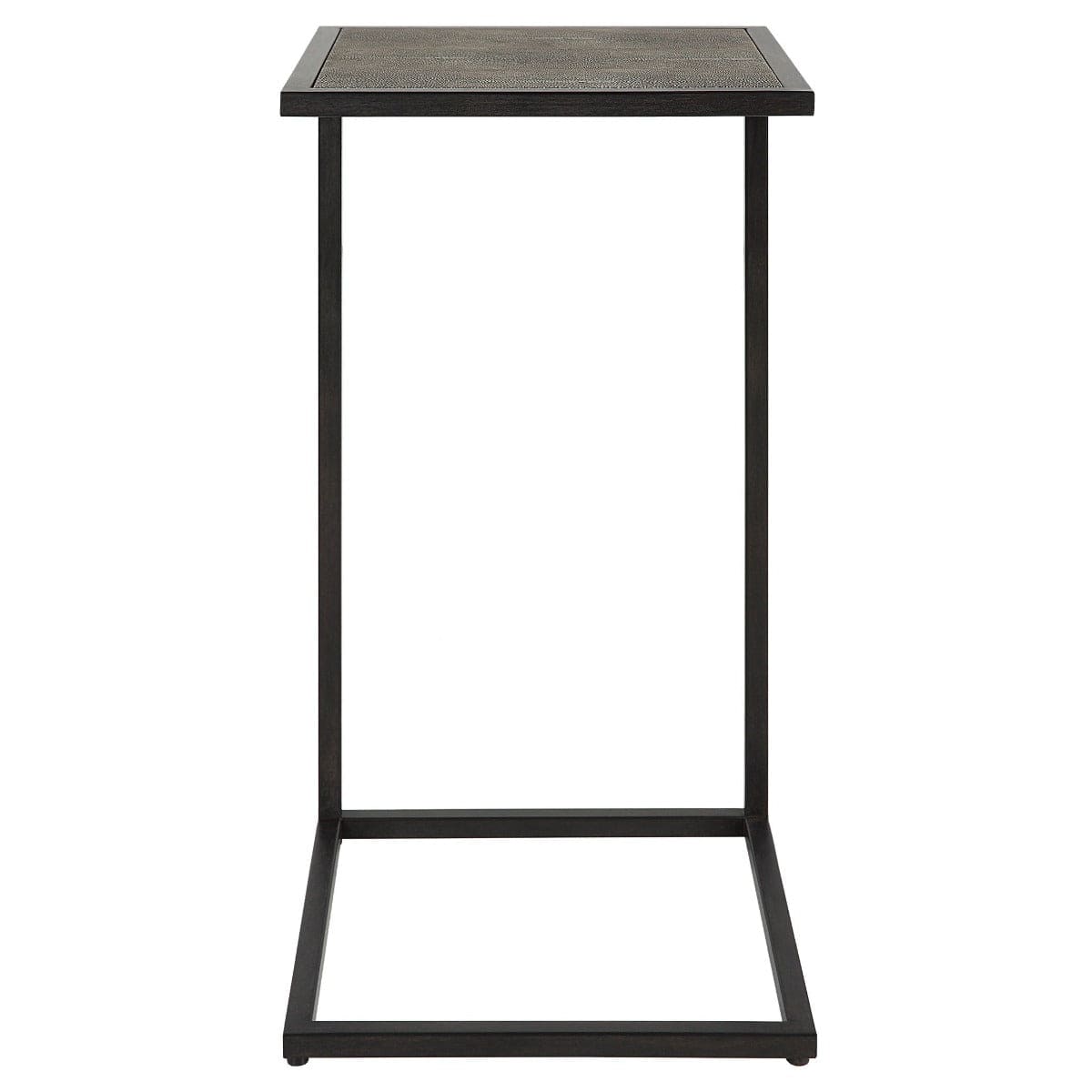 Keiichi Living Grey Shagreen Top Side Table House of Isabella UK