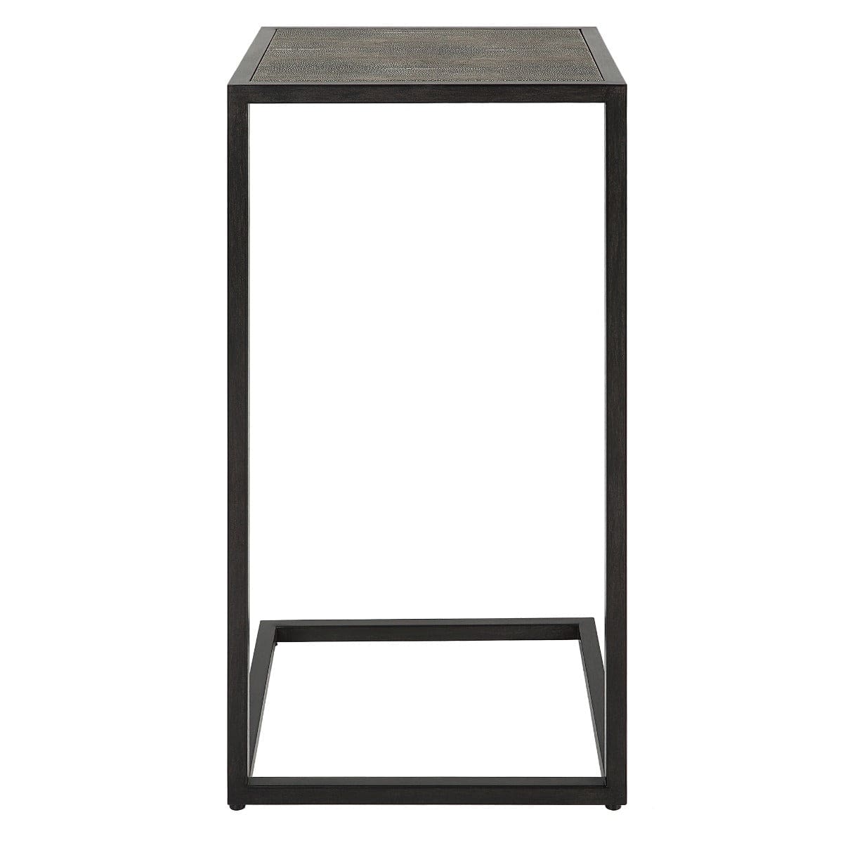 Keiichi Living Grey Shagreen Top Side Table House of Isabella UK