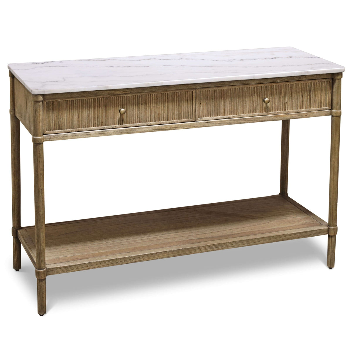 Keiichi Living Highgrove Console Table with Marble Top House of Isabella UK