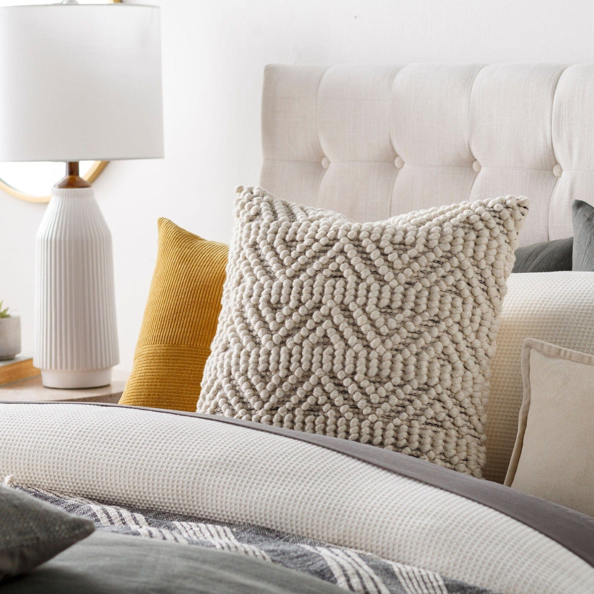 Keiichi Living Hygge Hand Woven Cushion - 51 x 51 cm House of Isabella UK