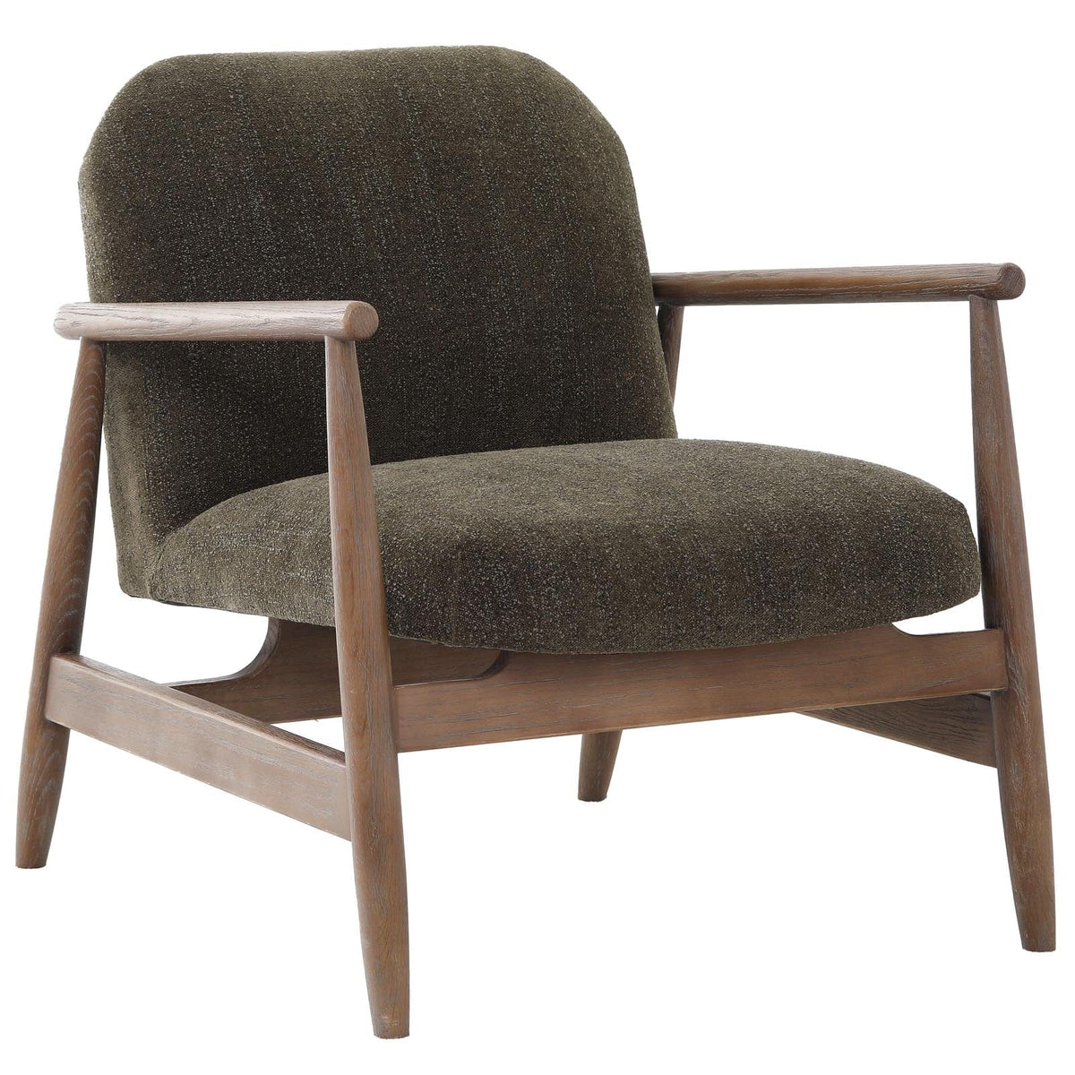 Keiichi Living Ilmington Accent Chair in Bottle Green House of Isabella UK