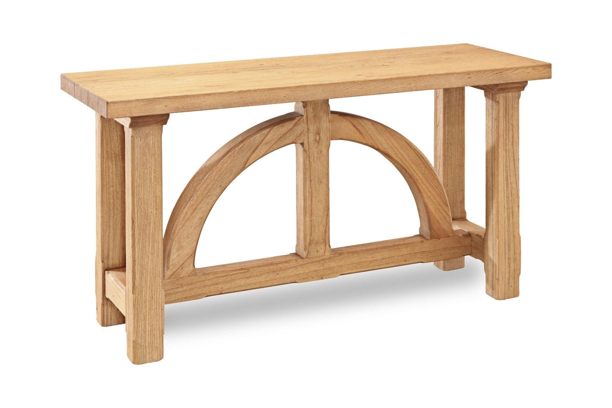 Keiichi Living Ironbridge Solid Oak Console Table House of Isabella UK