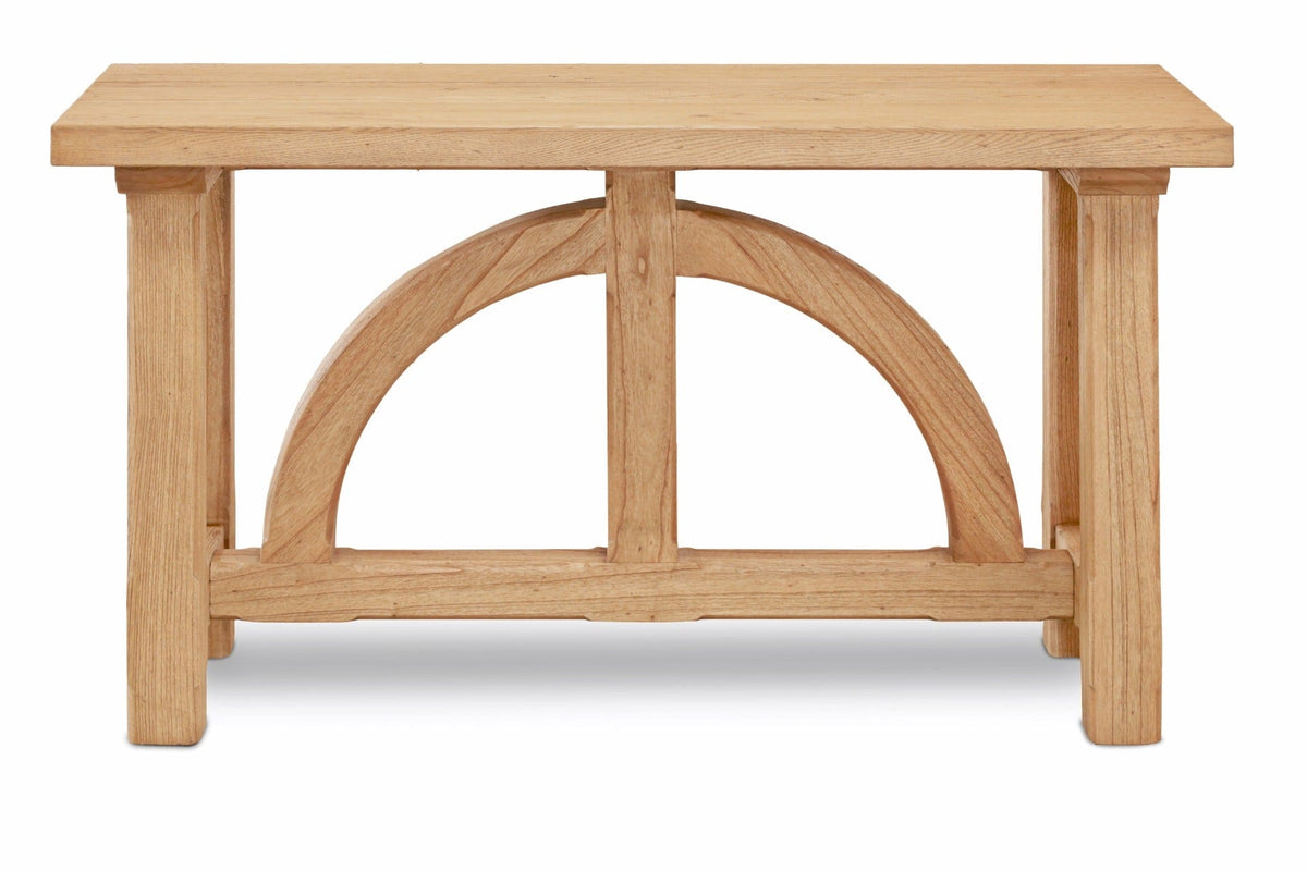 Keiichi Living Ironbridge Solid Oak Console Table House of Isabella UK