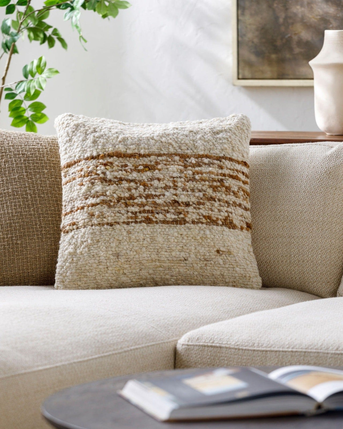 Keiichi Living Jupiter Woven Cushion - 51 x 51 cm House of Isabella UK