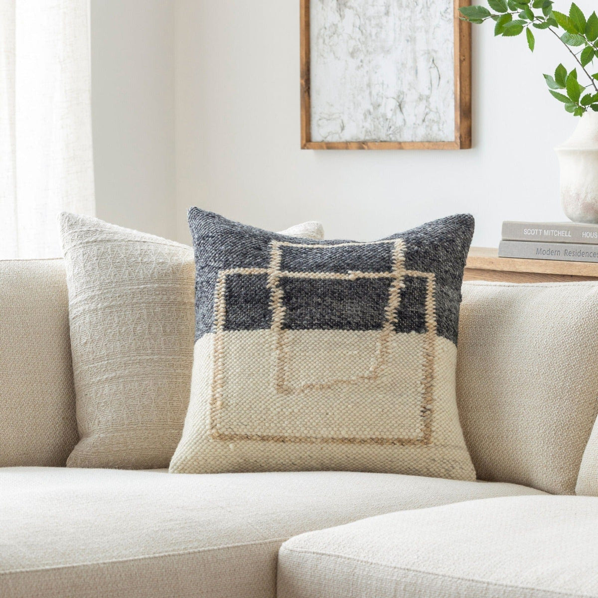 Keiichi Living Kambalny Woven Cushion - 51 x 51 cm House of Isabella UK