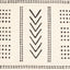 Keiichi Living Malian Hand Woven Cushion Arrows - 51 x 51 cm House of Isabella UK