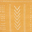 Keiichi Living Malian Hand Woven Cushion in Mustard - 51 x 51 cm House of Isabella UK