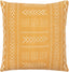 Keiichi Living Malian Hand Woven Cushion in Mustard - 51 x 51 cm House of Isabella UK