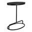 Keiichi Living Matisse Black Oval Side Table House of Isabella UK