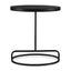 Keiichi Living Matisse Black Oval Side Table House of Isabella UK