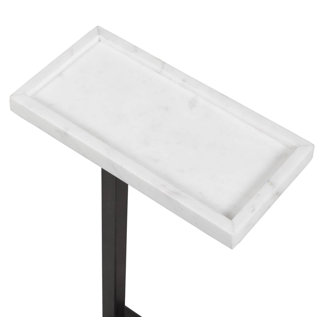 Keiichi Living Morgan Side Table in White Marble House of Isabella UK
