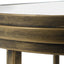 Keiichi Living Occular Nesting Side Tables Brushed Gold House of Isabella UK