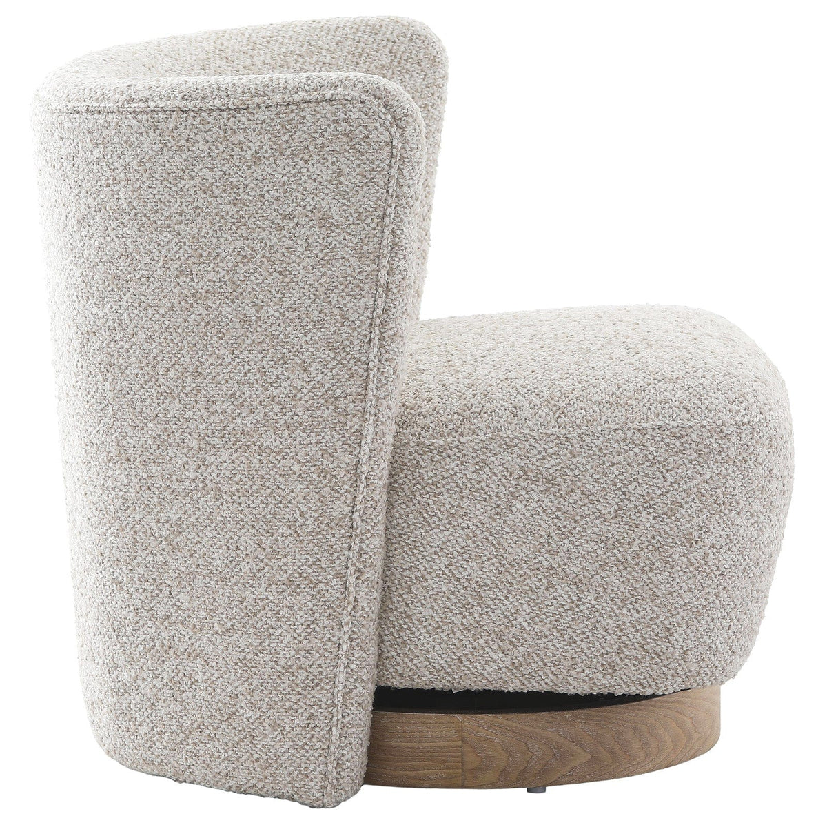 Keiichi Living On The Swivel Accent Chair House of Isabella UK