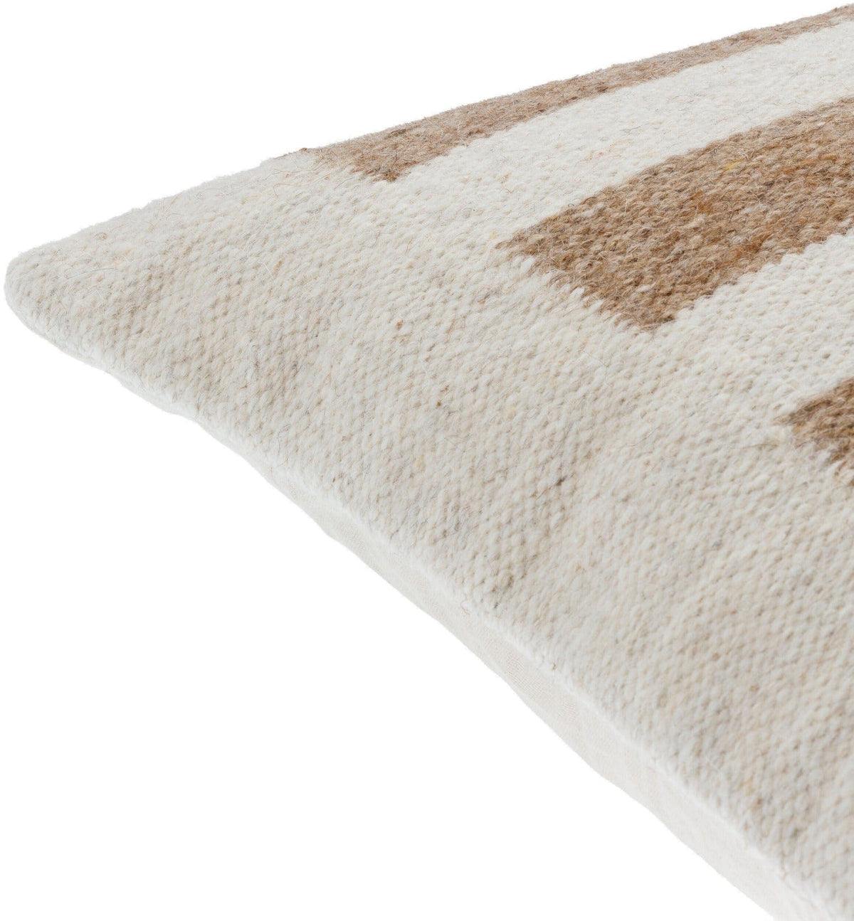 Keiichi Living Osmund Woven Cushion in Brown - 51 x 51 cm House of Isabella UK