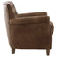 Keiichi Living Oxford Club Chair in Chocolate Leather House of Isabella UK