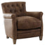 Keiichi Living Oxford Club Chair in Chocolate Leather House of Isabella UK