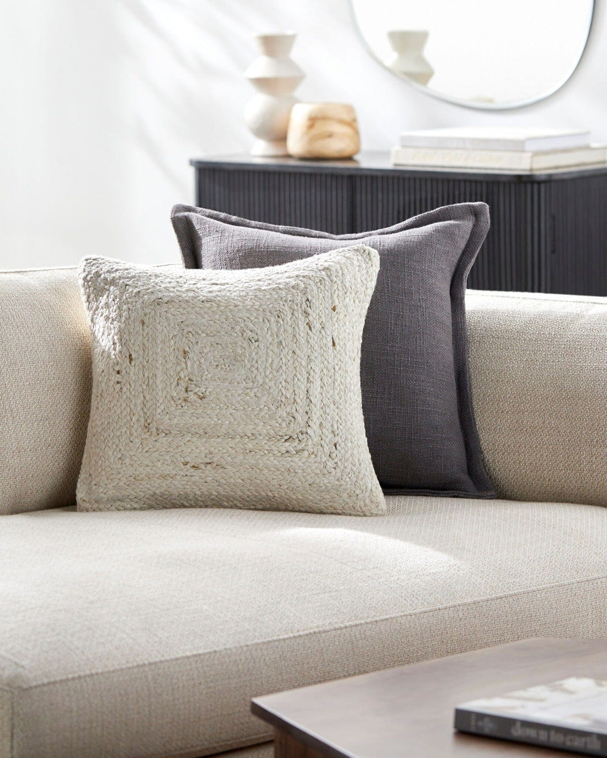 Keiichi Living Paulsen Woven Cushion - 51 x 51 cm House of Isabella UK