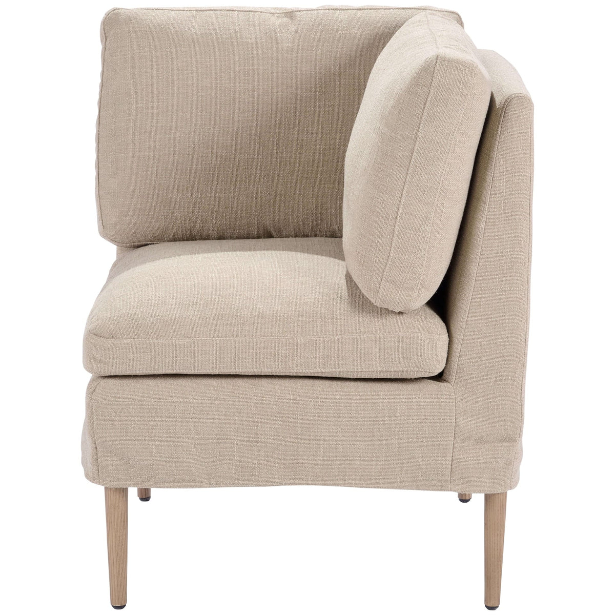 Keiichi Living Pensham Upholstered Bench - Corner Unit House of Isabella UK