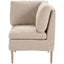 Keiichi Living Pensham Upholstered Bench - Corner Unit House of Isabella UK
