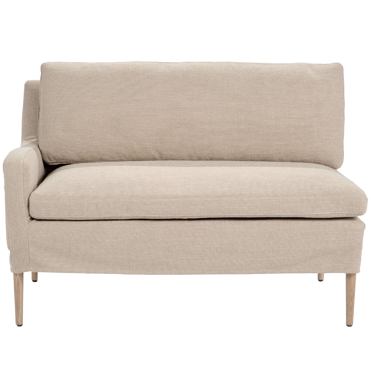 Keiichi Living Pensham Upholstered Bench - Left-Hand-Facing Unit House of Isabella UK