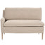 Keiichi Living Pensham Upholstered Bench - Left-Hand-Facing Unit House of Isabella UK