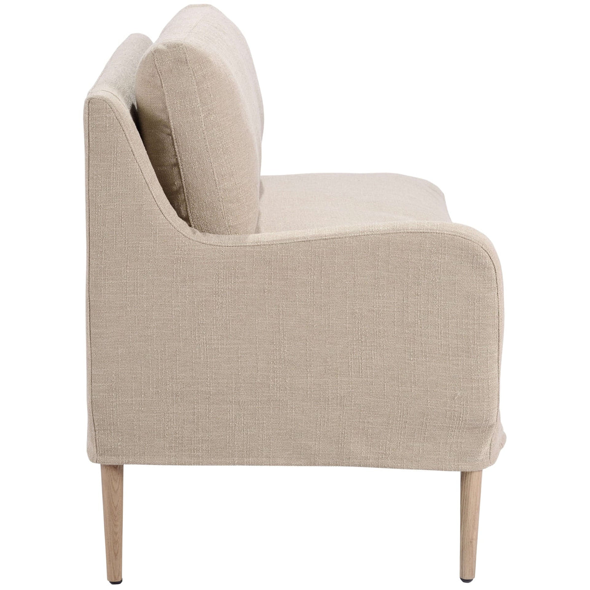 Keiichi Living Pensham Upholstered Bench - Left-Hand-Facing Unit House of Isabella UK