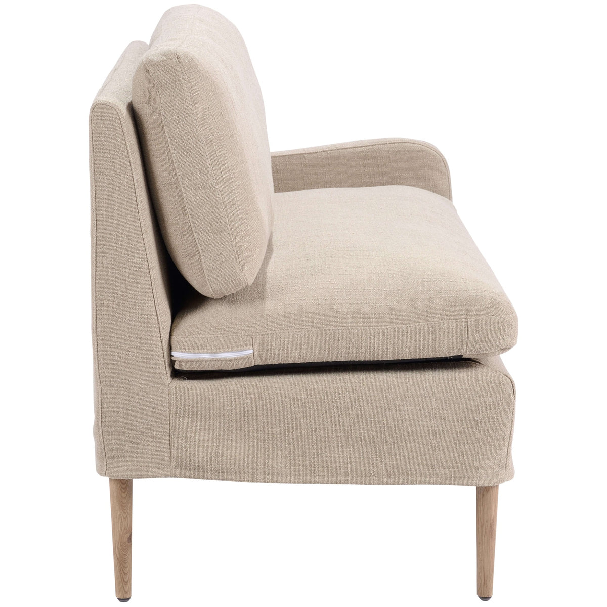 Keiichi Living Pensham Upholstered Bench - Right-Hand-Facing Unit House of Isabella UK