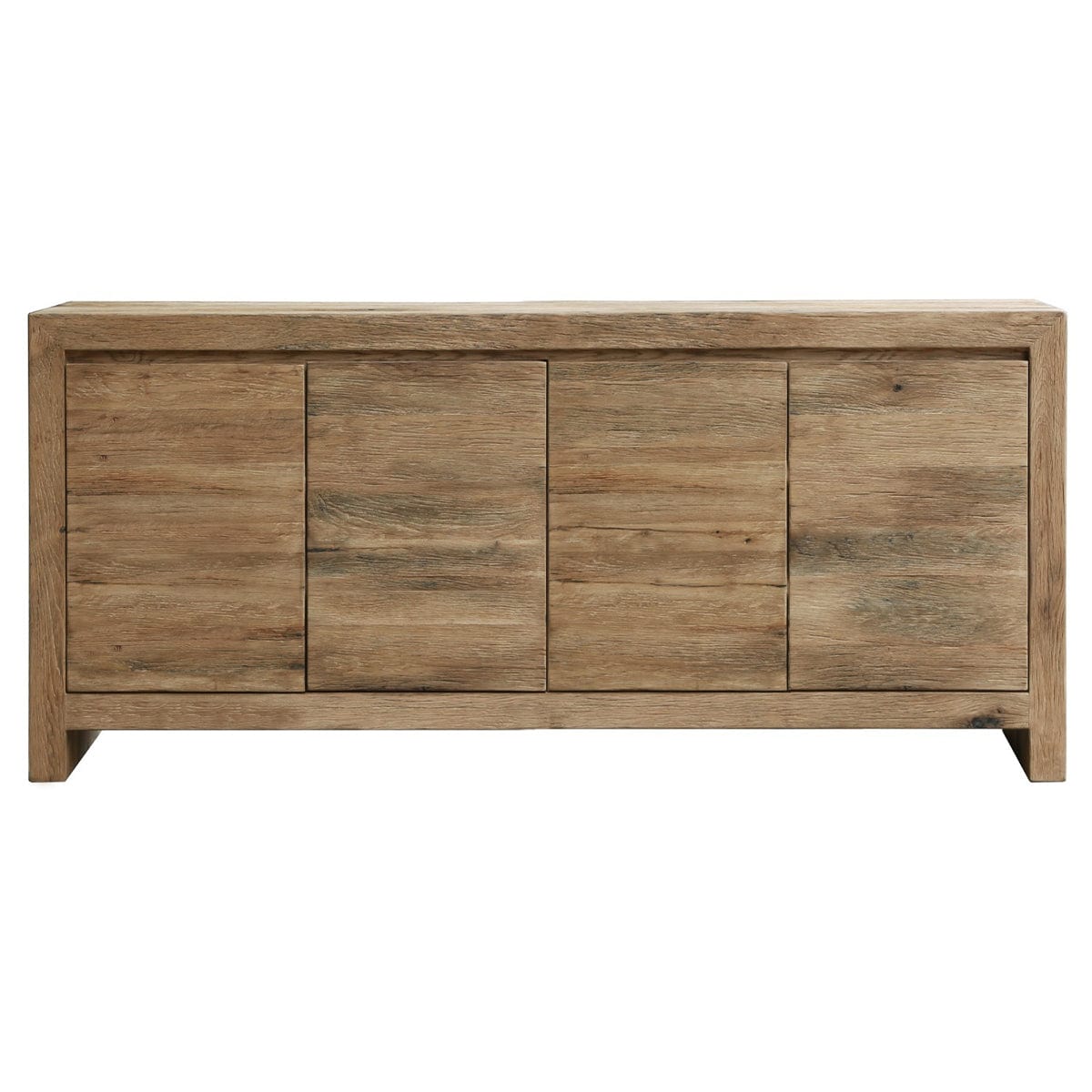 Keiichi Living Reclaimed Oak 4 Door Sideboard House of Isabella UK