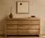Keiichi Living Reclaimed Oak 9 Drawer Chest of Drawers House of Isabella UK