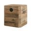 Keiichi Living Reclaimed Oak Bedside Trunk House of Isabella UK