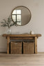 Keiichi Living Reclaimed Oak Console Table House of Isabella UK