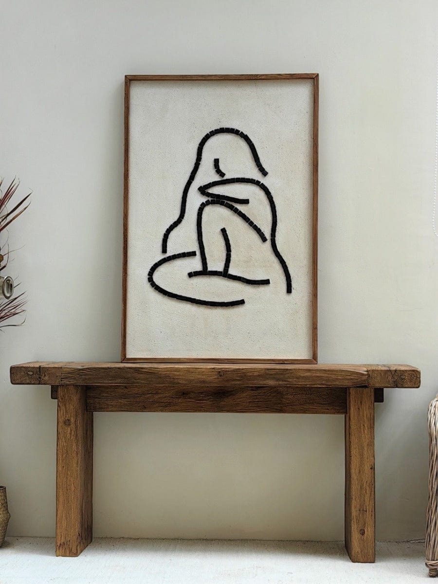 Keiichi Living Reclaimed Oak Console Table House of Isabella UK