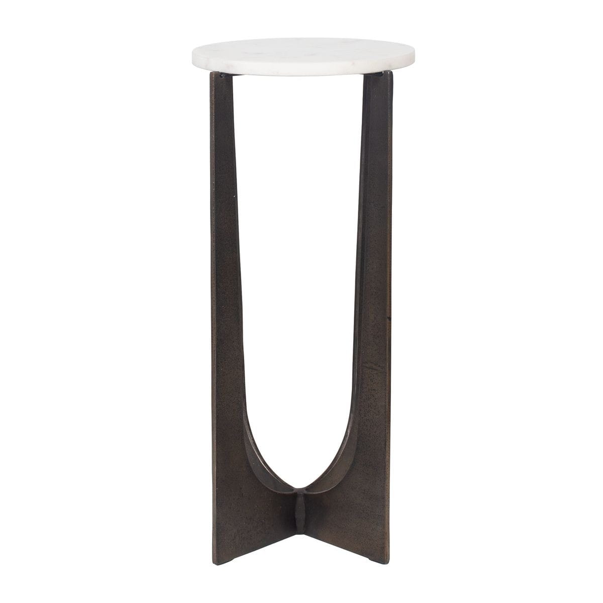 Keiichi Living Rhys Marble Accent Table House of Isabella UK