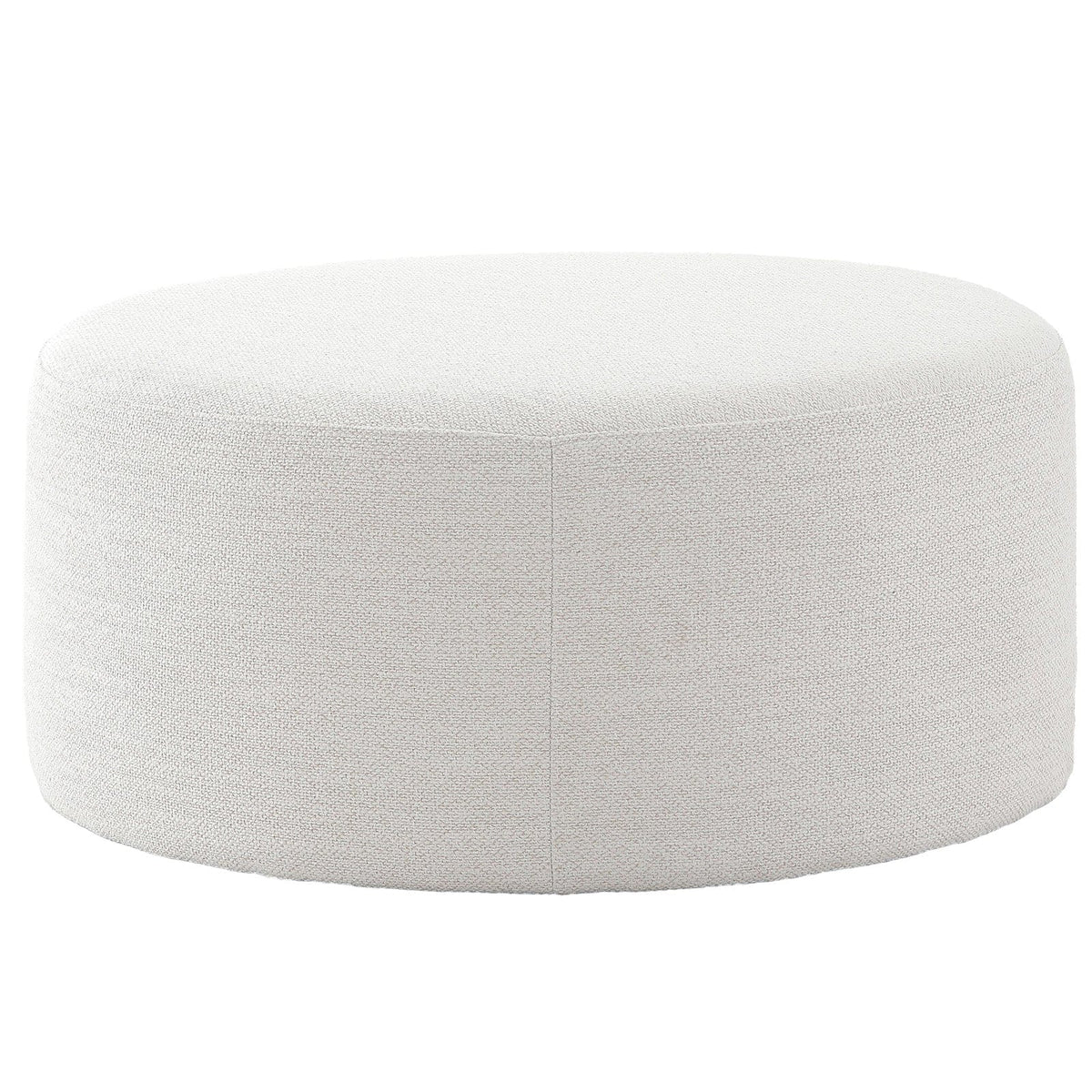 Keiichi Living Round Ottoman in Off-White House of Isabella UK