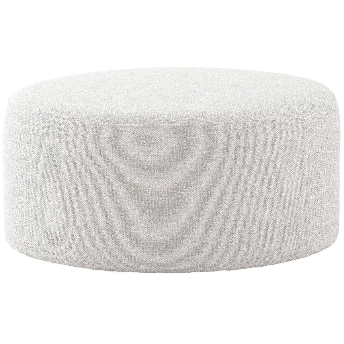 Keiichi Living Round Ottoman in Off-White House of Isabella UK