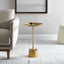Keiichi Living Serve Accent Table Brass House of Isabella UK
