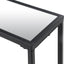 Keiichi Living Slimline Console Black Finish House of Isabella UK