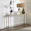 Keiichi Living Slimline Console Gold Finish House of Isabella UK