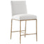 Keiichi Living Sloane Counter Stool in Aged Brass House of Isabella UK