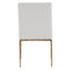Keiichi Living Sloane Dining Chair in Aged Brass House of Isabella UK