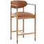 Keiichi Living Soho Counter Stool in Natural and Bronze House of Isabella UK